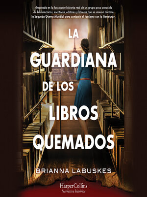 cover image of La guardiana de los libros quemados